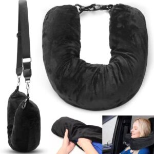 Round Plush Travel Neck Pillow